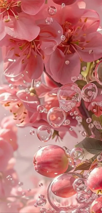 Flower Petal Pink Live Wallpaper