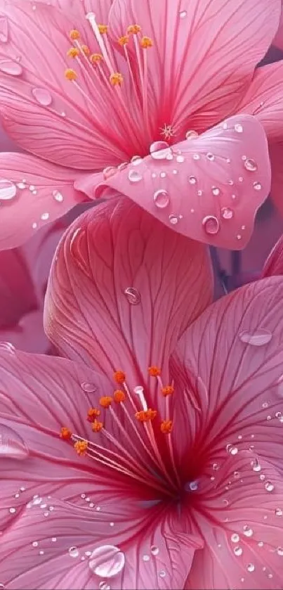 Flower Petal Red Live Wallpaper