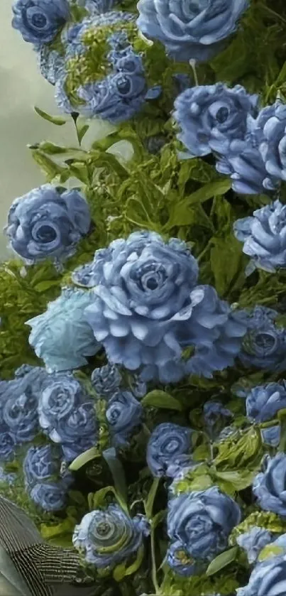 Flower Plant Blue Live Wallpaper