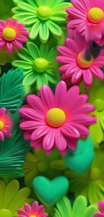 Flower Plant Green Live Wallpaper