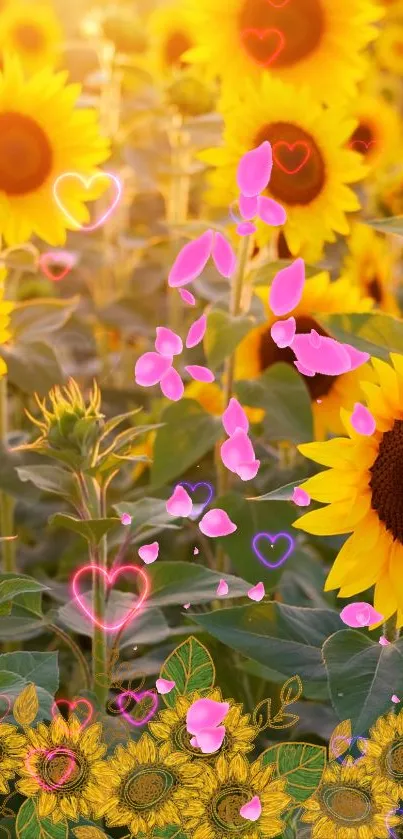 sunflowers Live Wallpaper