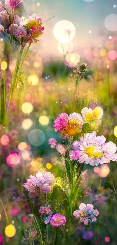 Flower Plant Light Live Wallpaper