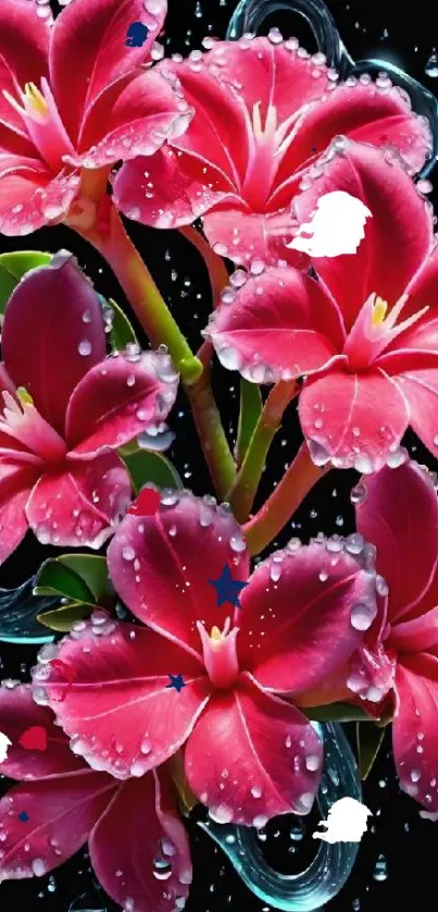 Flower Plant Liquid Live Wallpaper