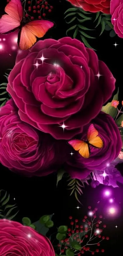 Flower Plant Purple Live Wallpaper