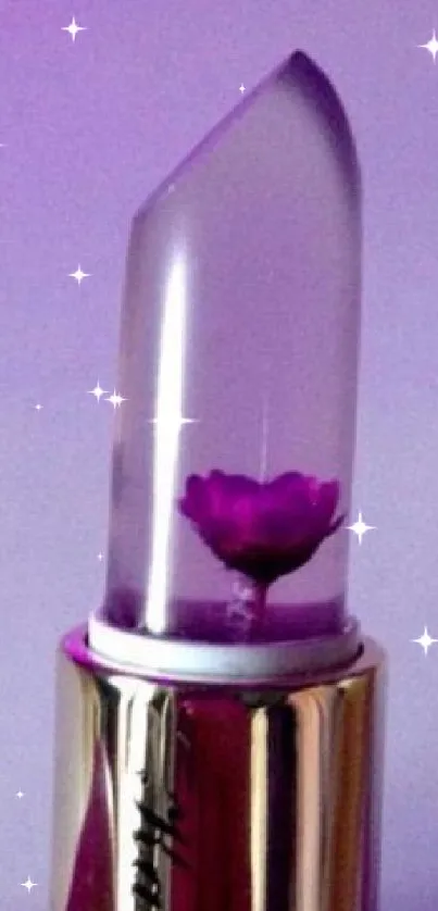 Flower Plant Purple Live Wallpaper