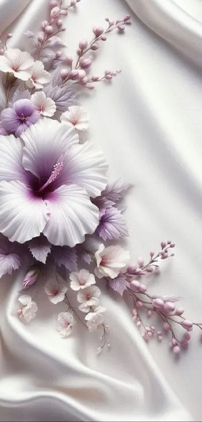 Flower Plant Purple Live Wallpaper