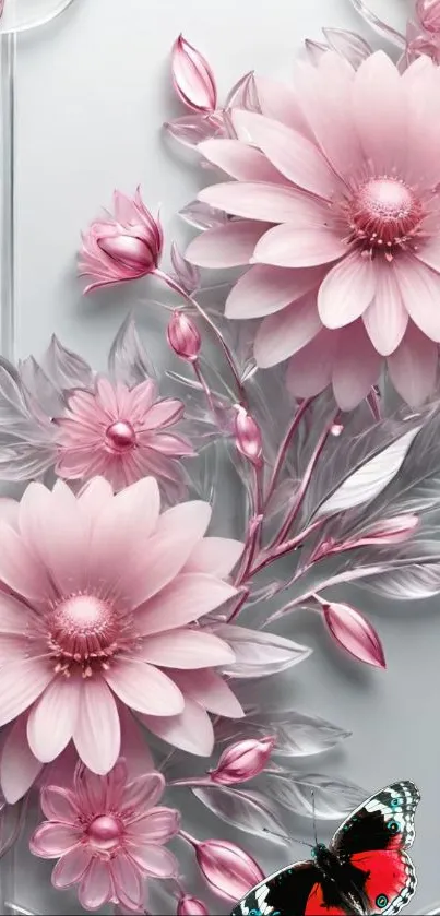 Flower Plant White Live Wallpaper