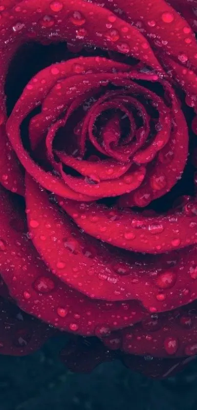 Flower Red Petal Live Wallpaper