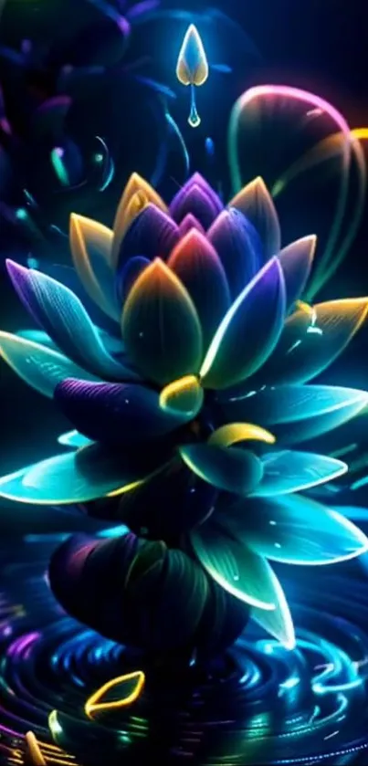 Flower Water Plant Live Wallpaper