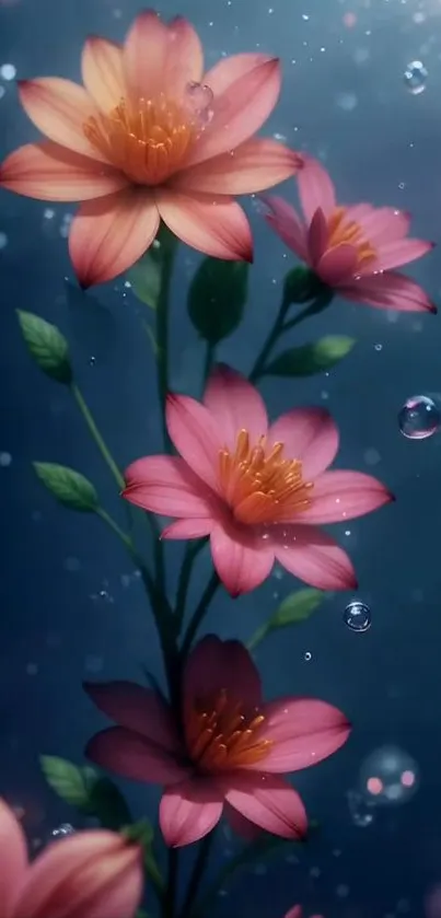 Flower Water Plant Live Wallpaper