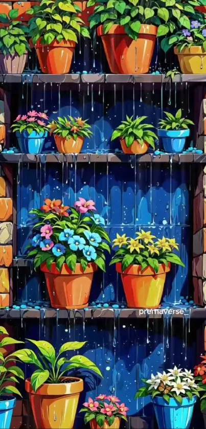 Flowerpot Floristry Flower Arranging Live Wallpaper