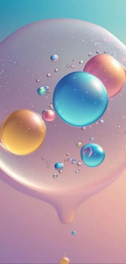 Fluid Bubble Liquid Live Wallpaper