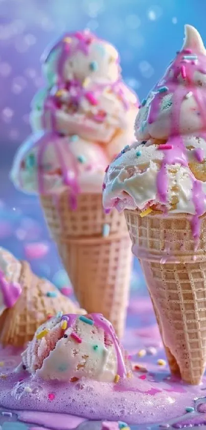 Food Ice Cream Cone Ingredient Live Wallpaper
