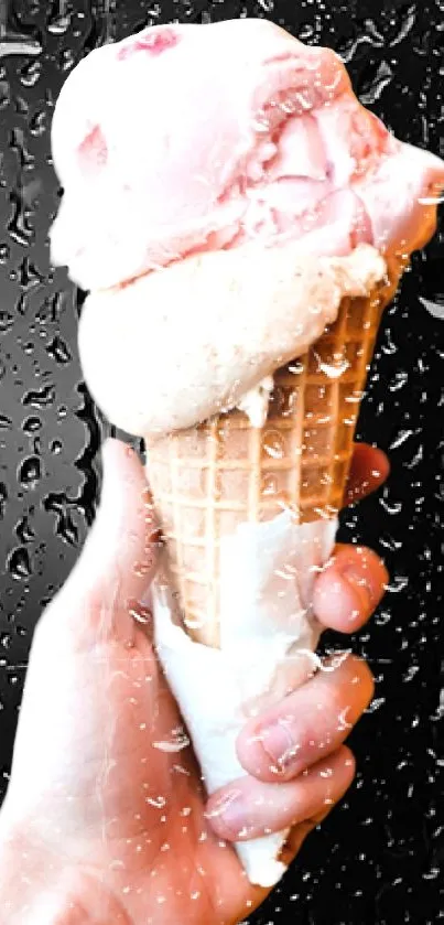 Food Ice Cream Cone Sorbetes Live Wallpaper