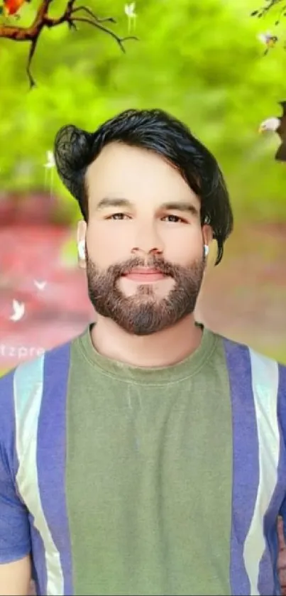 Forehead Photograph Beard Live Wallpaper