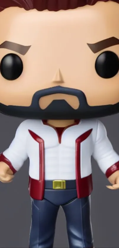 Funko Pop figure in unique design, ideal for mobile wallpaper.