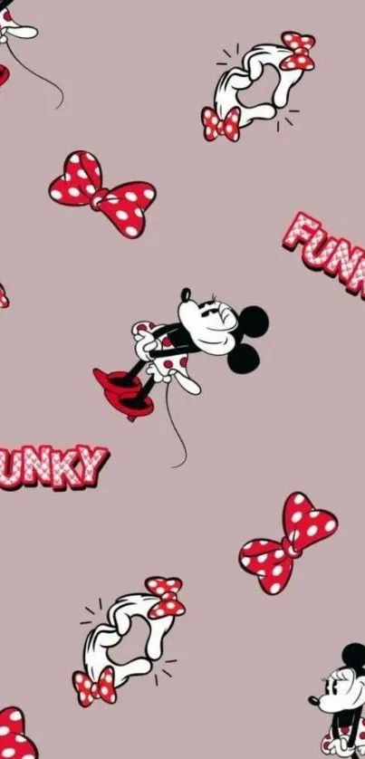 Funky Disney cartoon character mobile wallpaper.