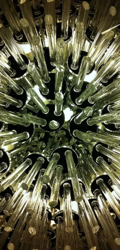 Futuristic abstract light burst wallpaper for mobile.