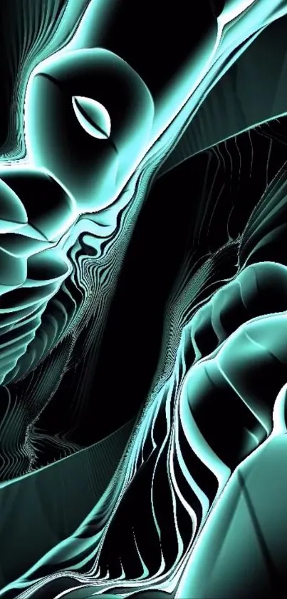 Futuristic abstract neon design wallpaper.