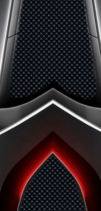 Futuristic armor wallpaper with glowing design.