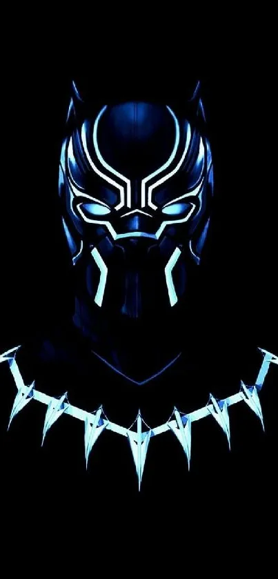 Black Panther in a striking dark-themed design with glowing accents.