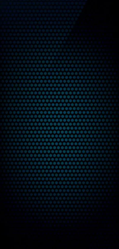 Futuristic teal hexagon gradient wallpaper for mobile.