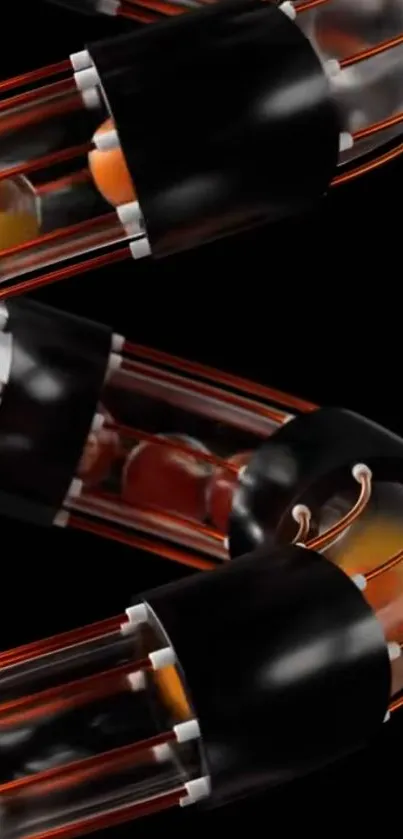 Futuristic technology themed phone wallpaper with sleek design.