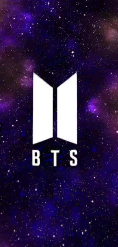 Galaxy BTS Logo Wallpaper - free download