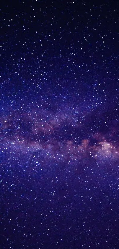 A stunning galaxy theme wallpaper featuring the Milky Way and starry night sky.