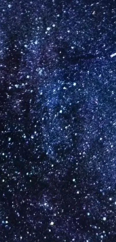 Dark blue galaxy wallpaper with vivid stars.