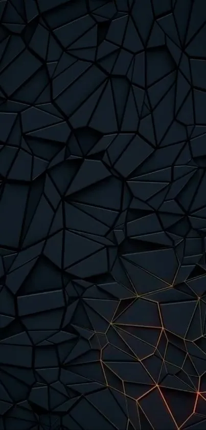 Geometric pattern dark abstract wallpaper for mobile.