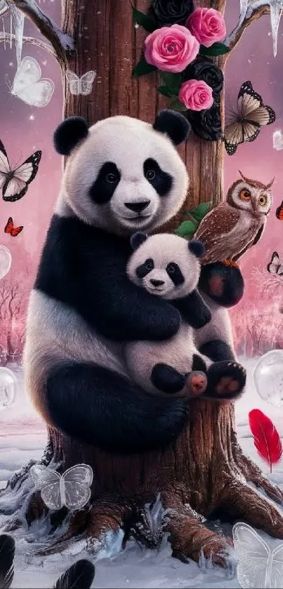 Giant Panda Vertebrate Carnivores Live Wallpaper