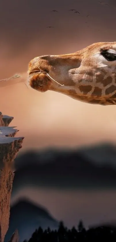 Giraffe Giraffidae Jaw Live Wallpaper