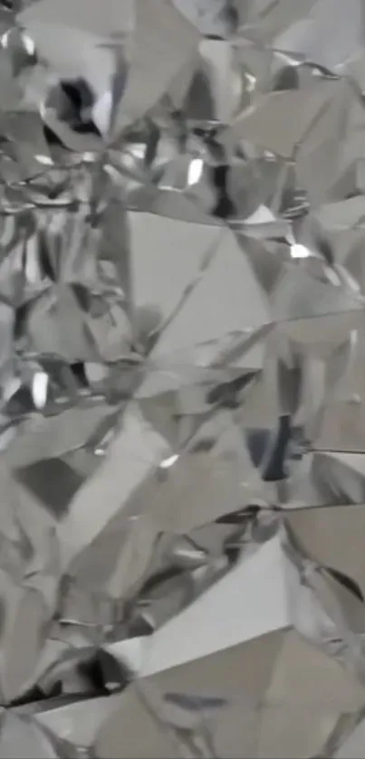 Glamorous silver textured mobile wallpaper