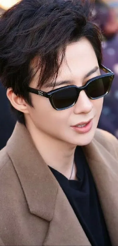 Glasses Hair Lip Live Wallpaper