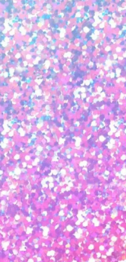 Vibrant pink glitter mobile wallpaper background.