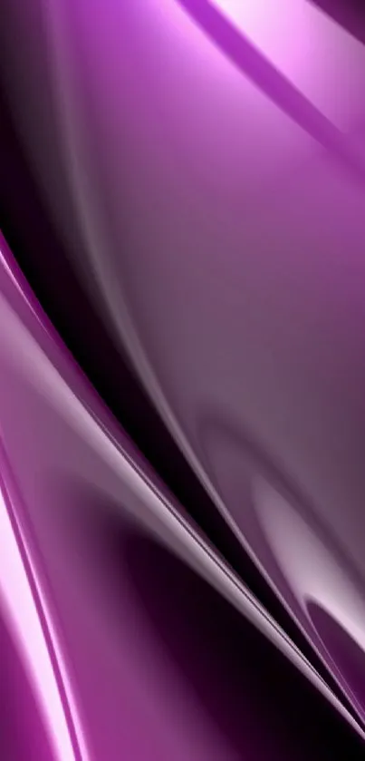 Glossy purple abstract mobile phone wallpaper with flowing design.