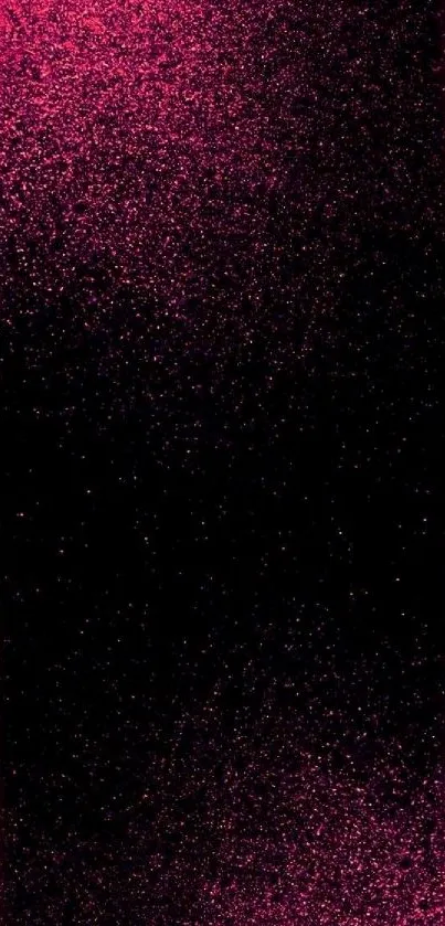 Glowing pink night theme mobile wallpaper with a cosmic effect.