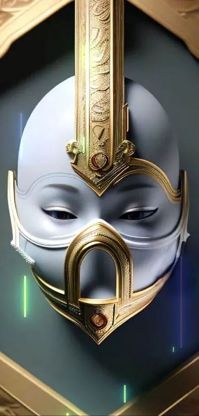 Gold Art Headgear Live Wallpaper