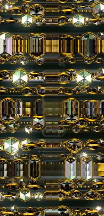 Gold Rectangle Symmetry Live Wallpaper