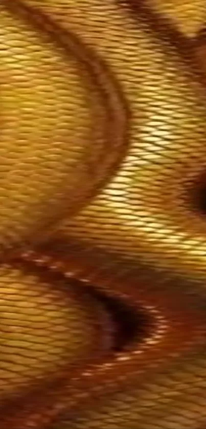 Golden abstract pattern with flowing textures.