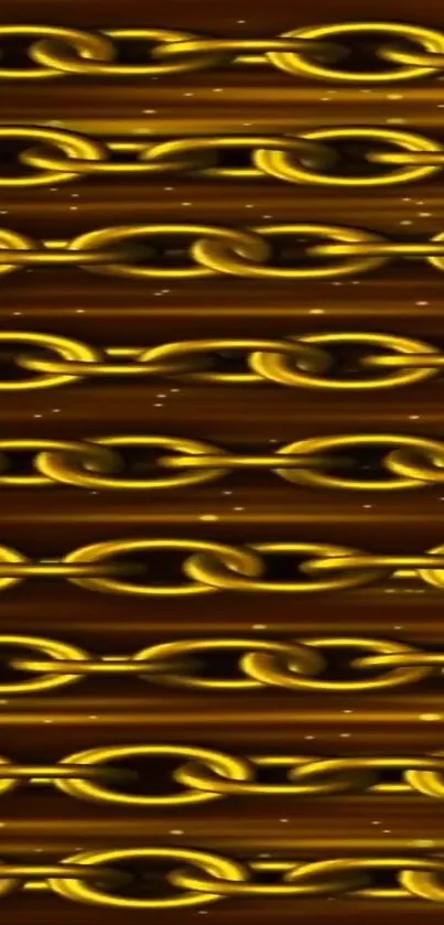 Luxurious golden chains abstract pattern wallpaper.