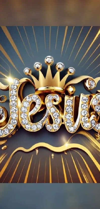 Golden Jesus Crown Wallpaper - free download