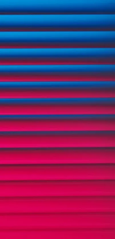 Vibrant red and blue striped gradient wallpaper for mobile.