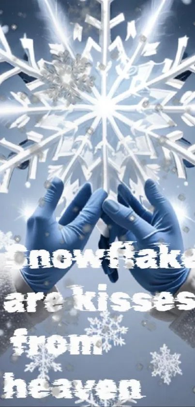 Graphics Snowflake Poster Live Wallpaper