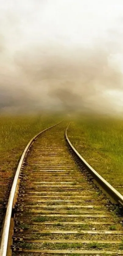 Grass Fog Sky Live Wallpaper
