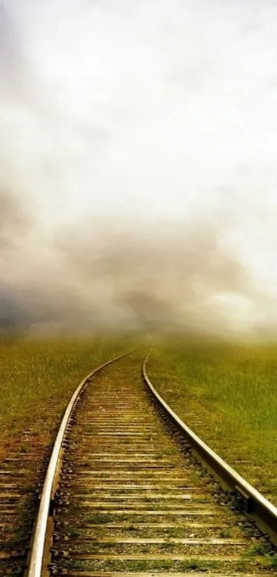 Grass Fog Sky Live Wallpaper