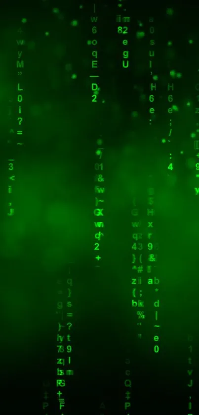 Green Digital Code Wallpaper - free download