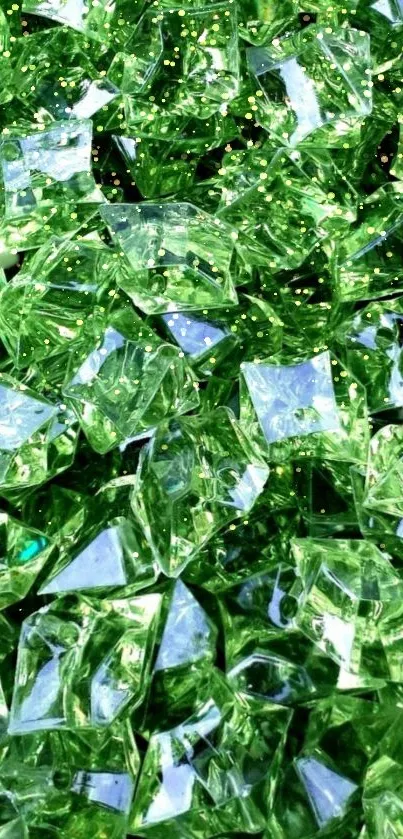 Vibrant green gemstone texture mobile wallpaper