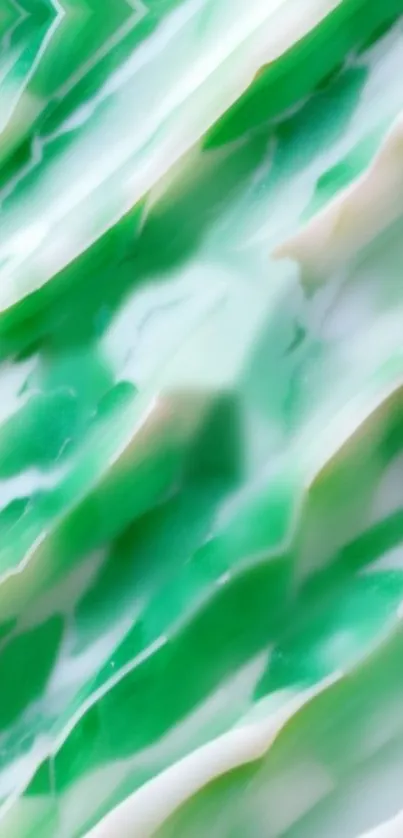 Elegant green marble texture phone wallpaper.